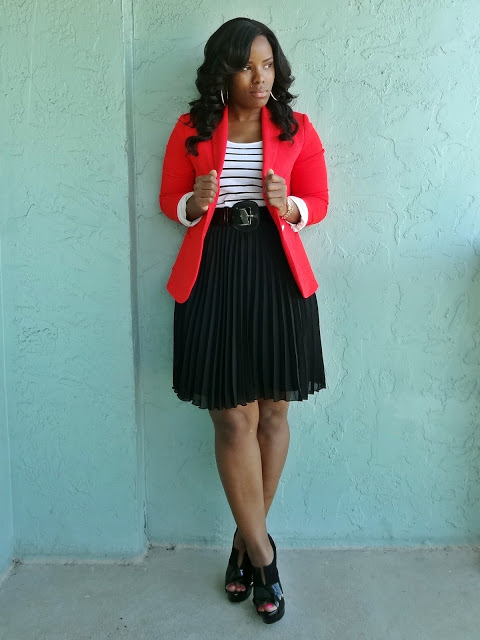 Sassy Saffy: The Flawless fit of a Red Blazer!!!